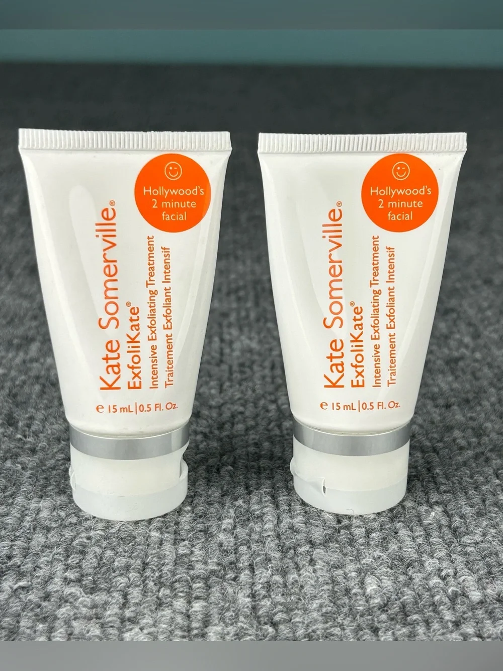 TWO Kate Somerville ExfoliKate Intensive Exfoliating Treatment .5fl oz x2 Travel